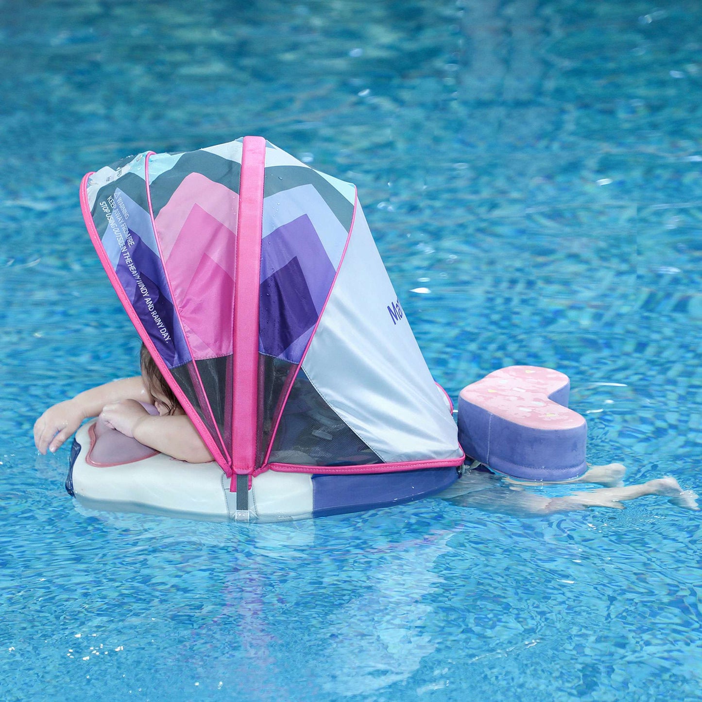 Mambobaby Float with Canopy Colorfish