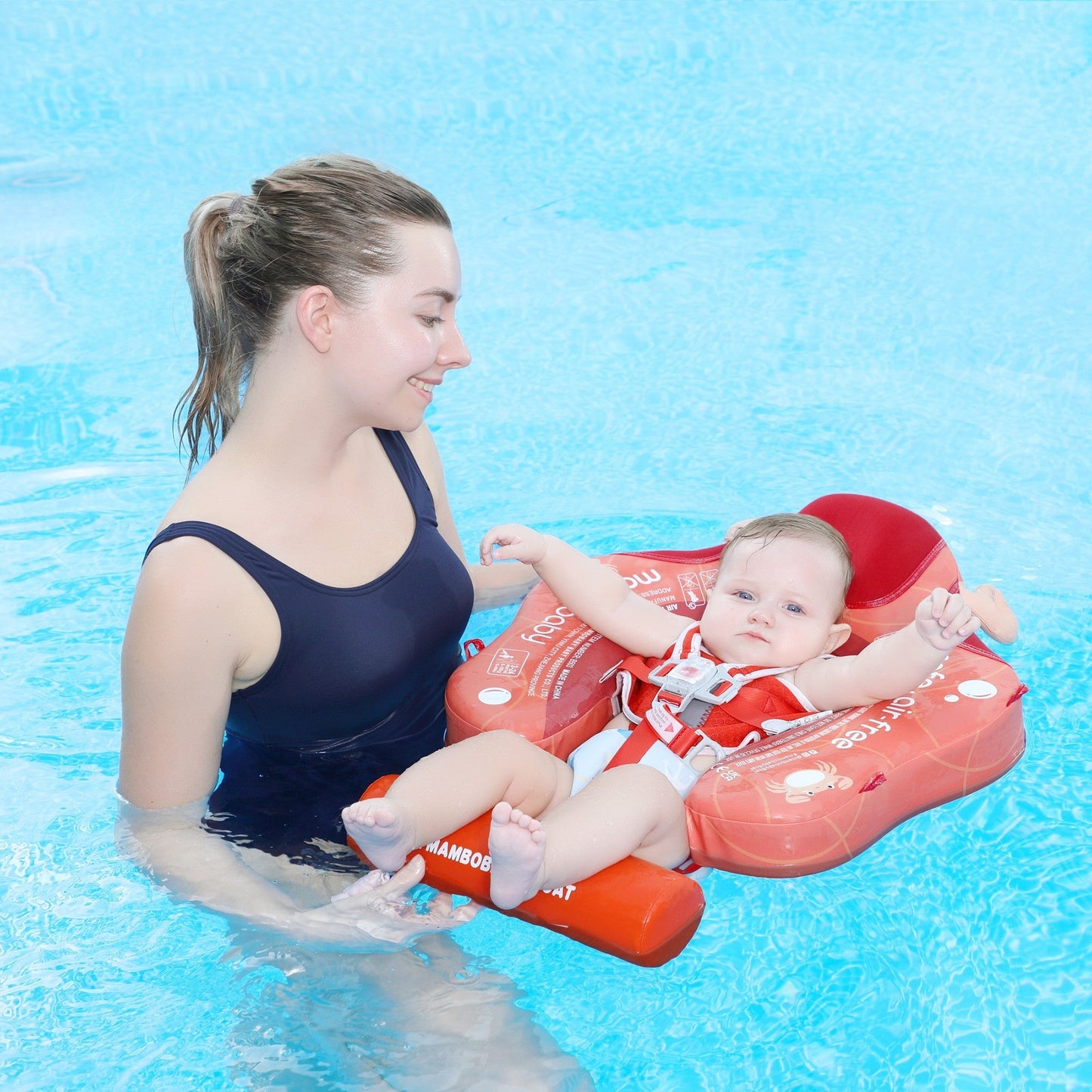 Mambobaby Swim Float Crab with Canopy