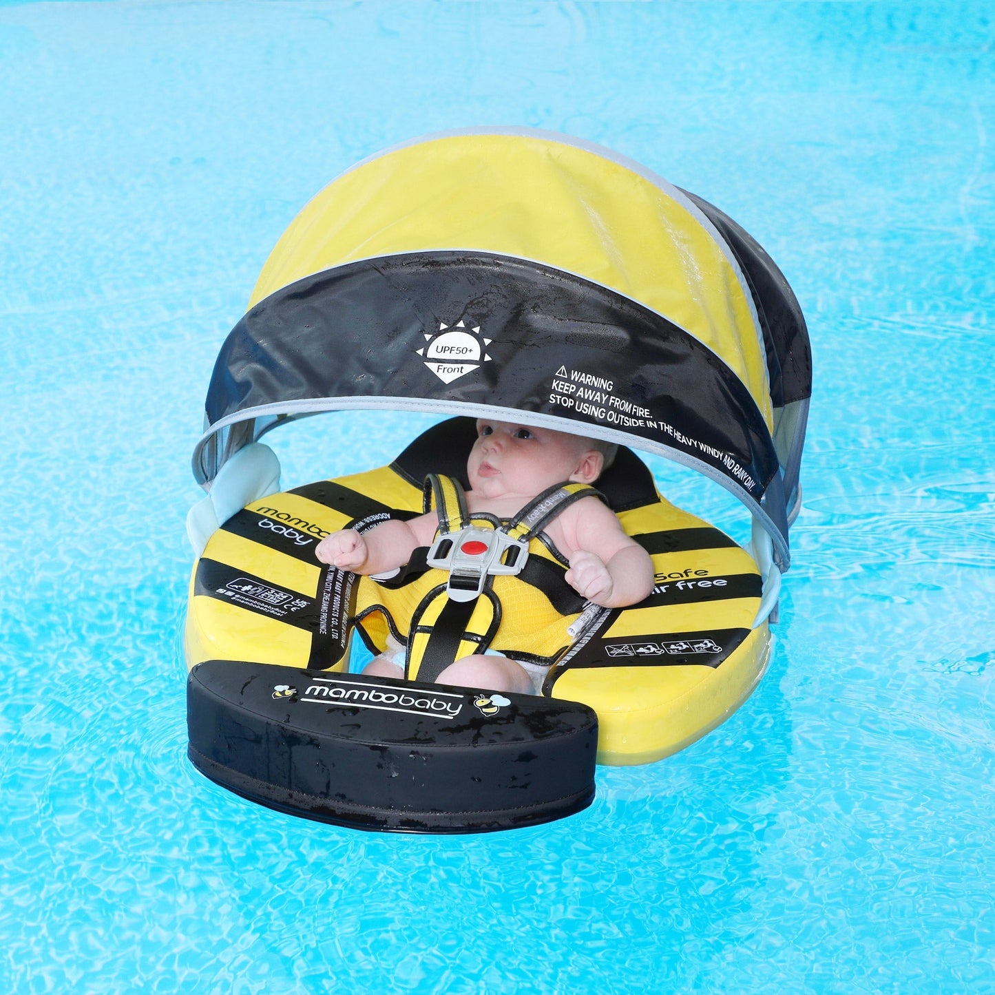 Mambobaby Swim Float HoneyBee with Canopy