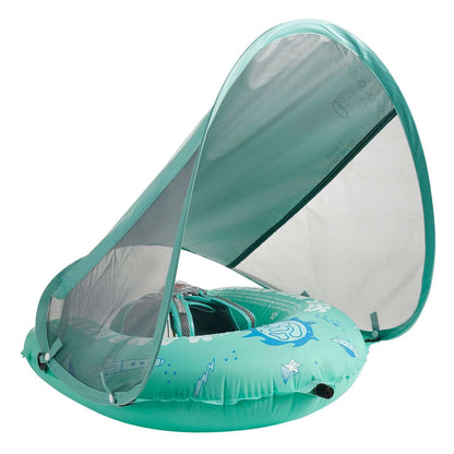 Mambobaby Self-Inflating Baby Swim Float with Canopy