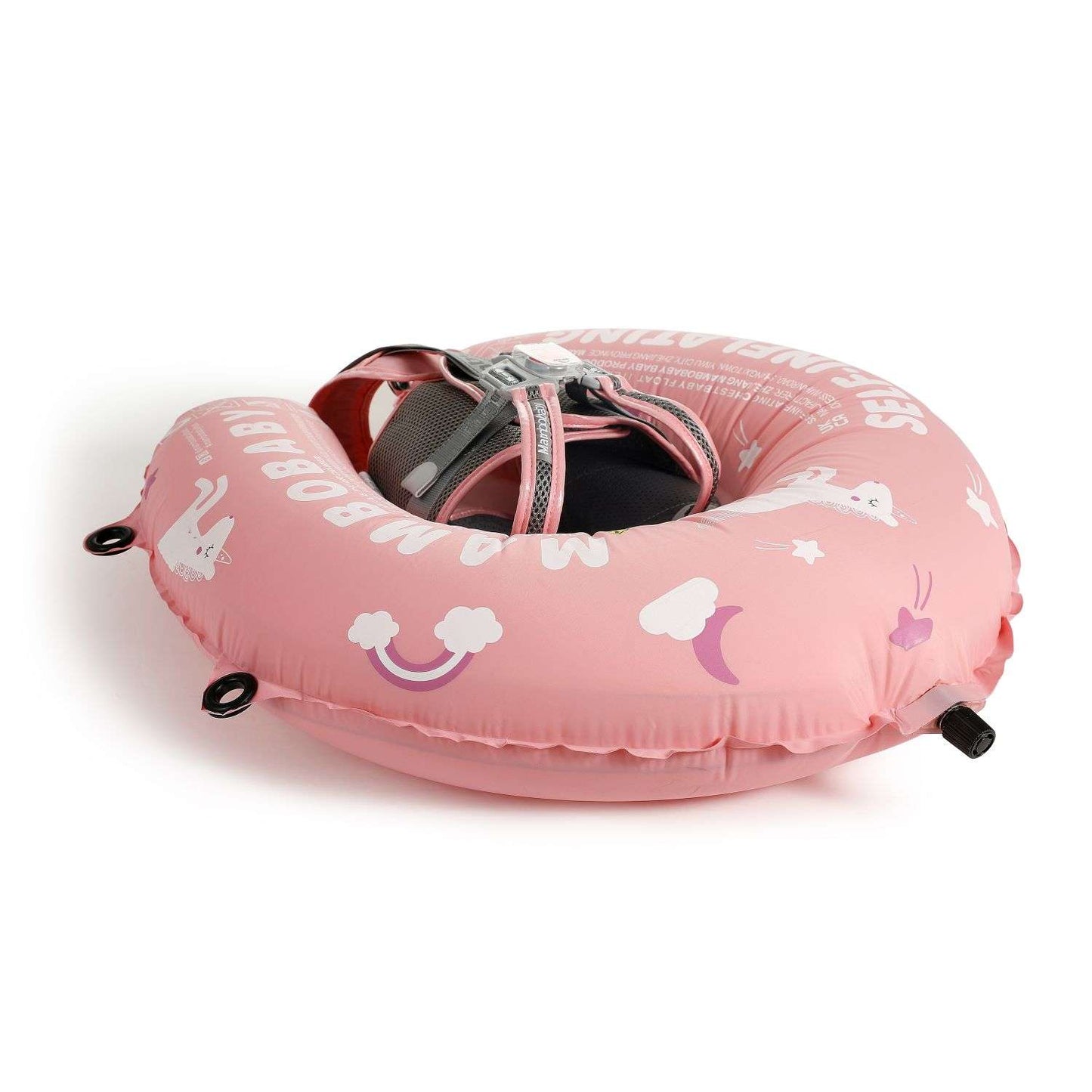 Mambobaby Self-Inflatable Baby Float with Canopy Lite