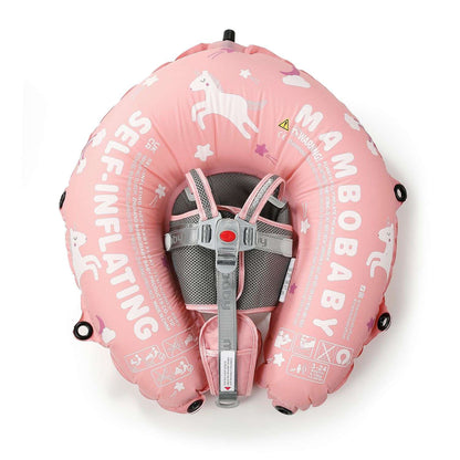 Mambobaby Self-Inflatable Baby Float with Canopy Lite