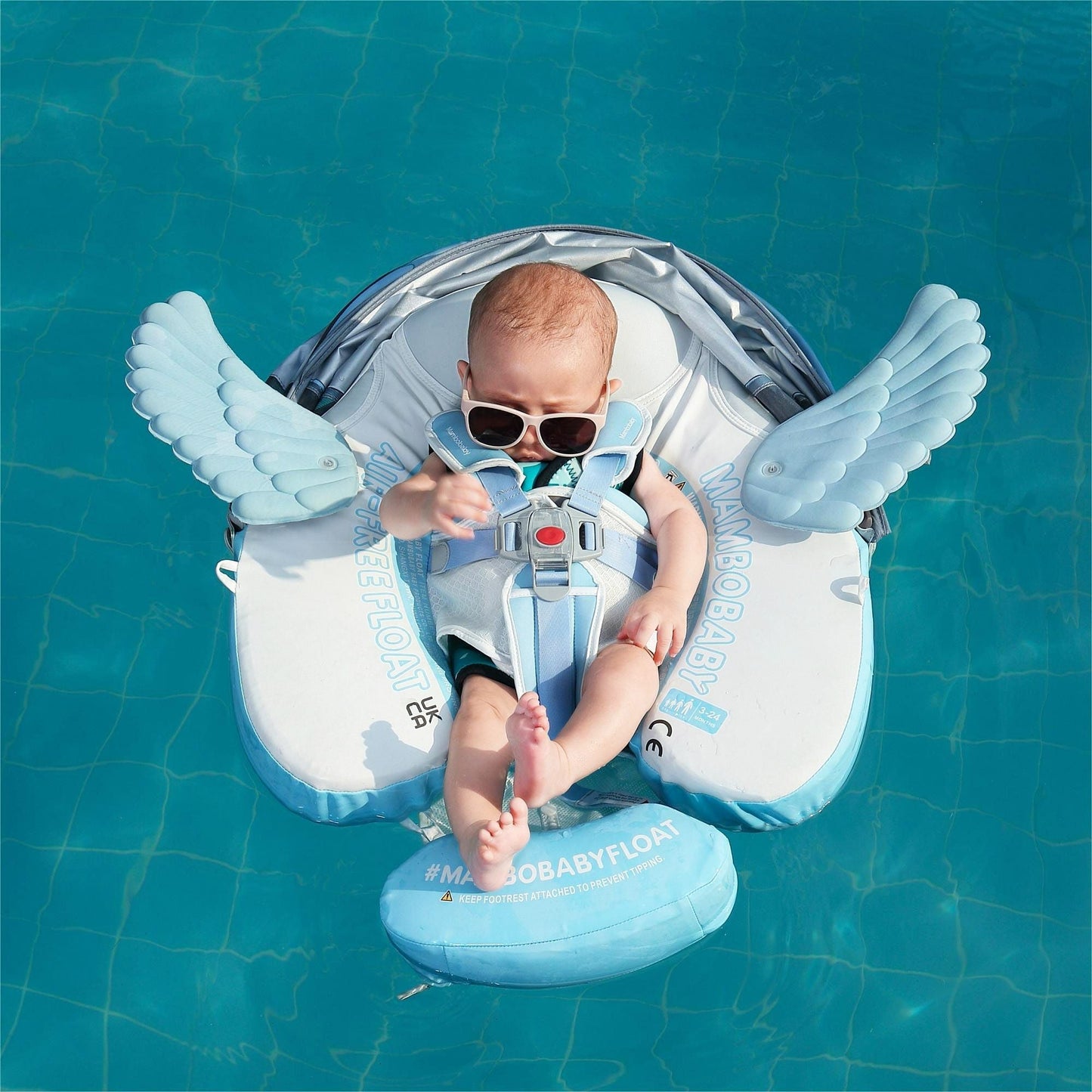 Mambobaby Angel Swim Float with Canopy