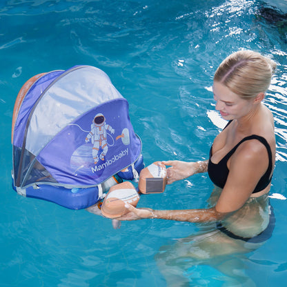 Mambobaby Astronauts Swim Float with Canopy