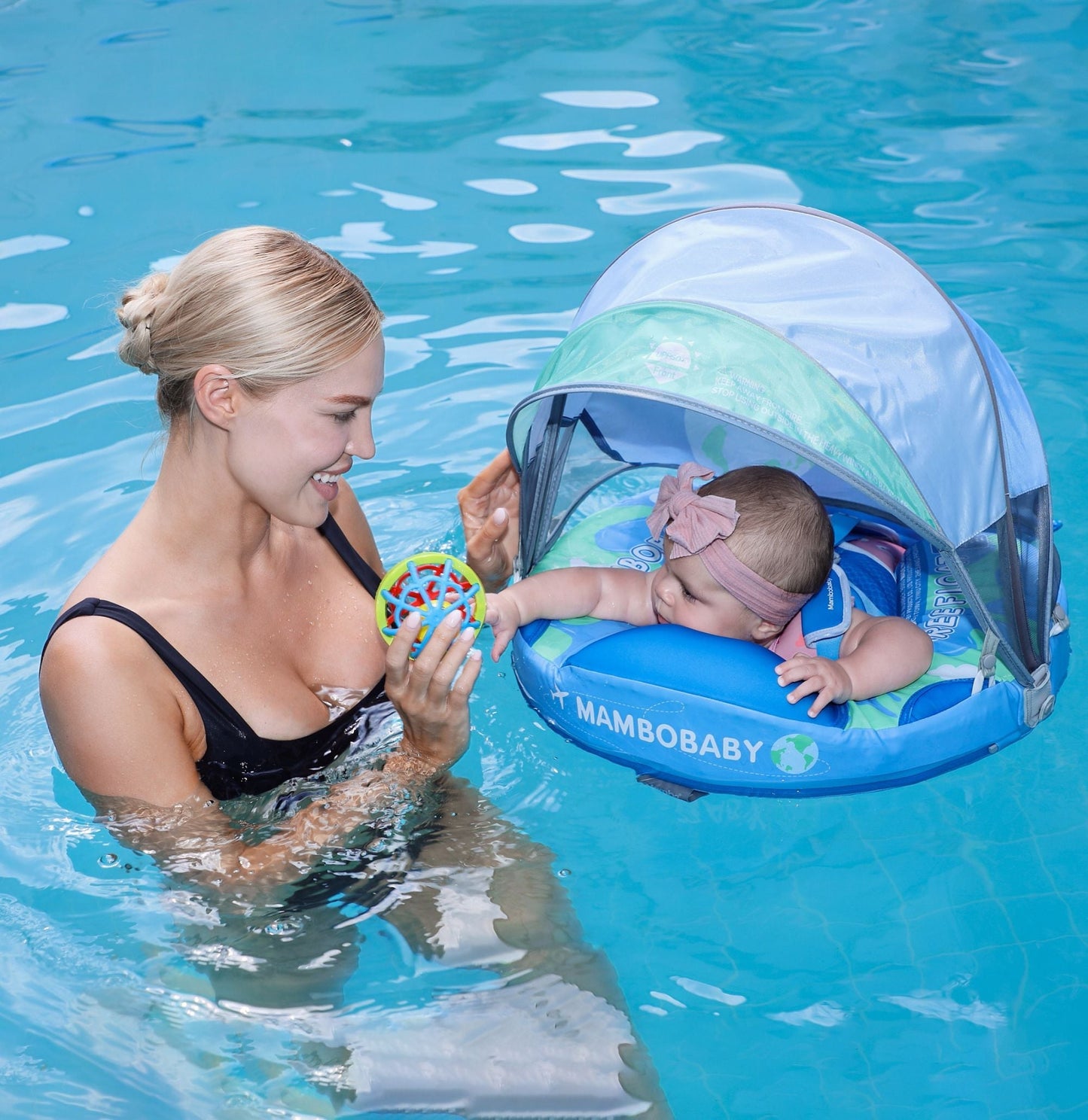 Mambobaby Earth Swim Float with Canopy