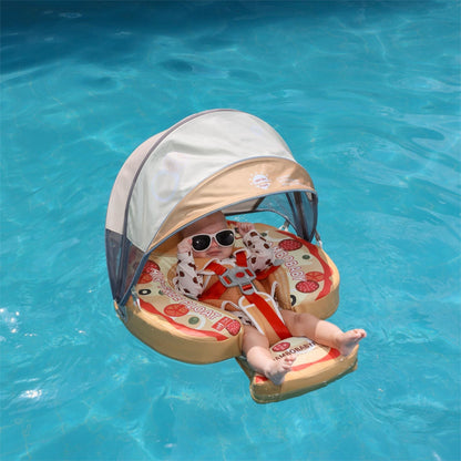 Mambobaby Pizza Swim Float with Canopy