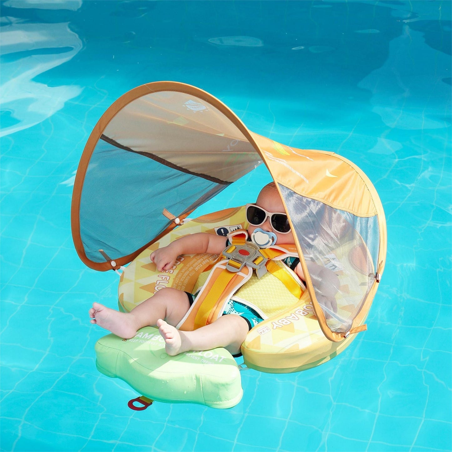 Mambobaby Pineapple Float with Canopy