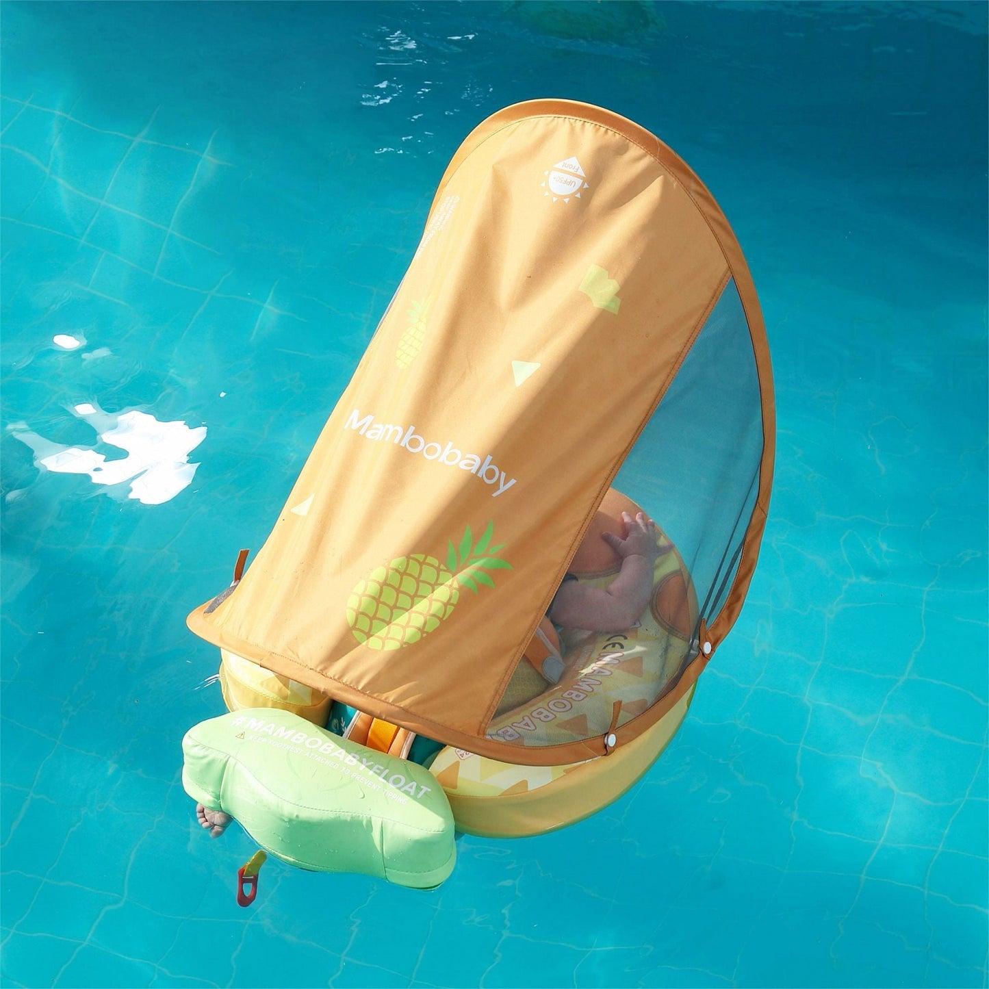 Mambobaby Pineapple Float with Canopy