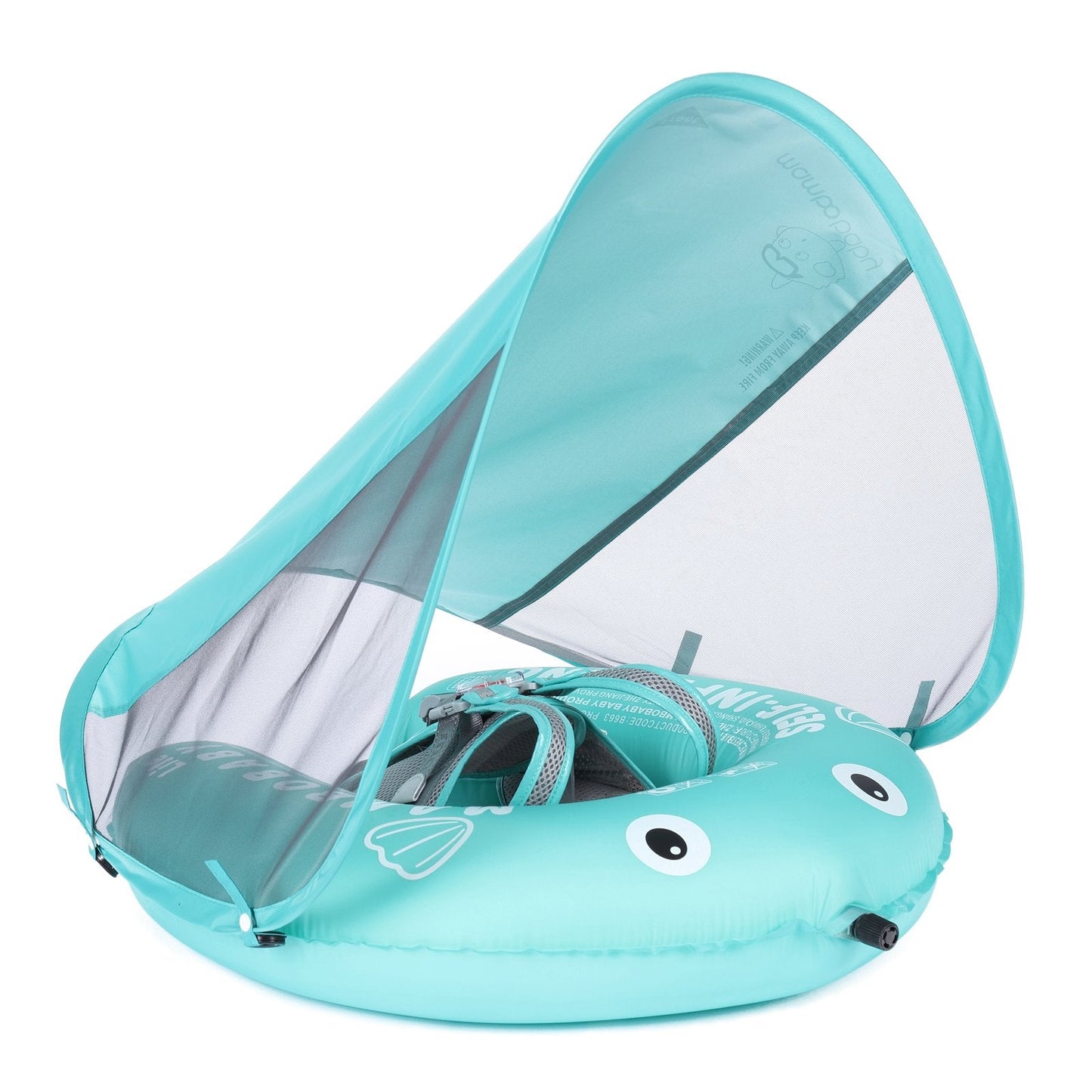 Mambobaby Self-Inflatable Baby Float with Canopy Lite